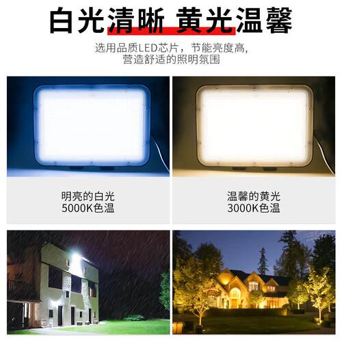 新款直销谦润照明投光灯户外防水泛光灯大功率投射灯商业广告氛围