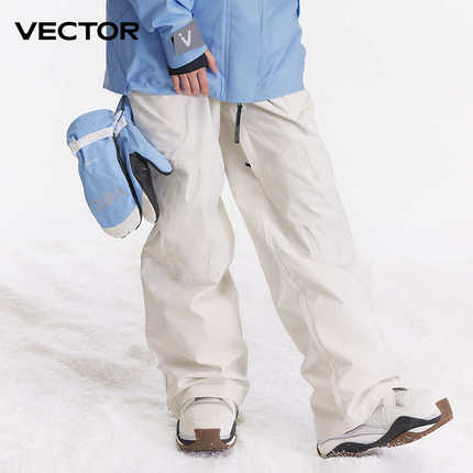 滑雪成人单宽松玩雪防风双板耐磨专业拓防水vector男女裤可保暖裤
