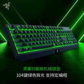 Razer雷蛇黑寡妇蜘蛛标准版 电竞电脑游戏背光机械键盘滑鼠组