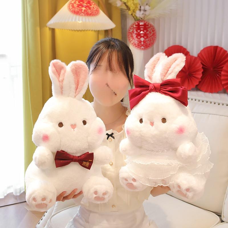 新婚压床结婚娃娃一对高档送新人喜娃娃抱枕公仔婚房床上摆件