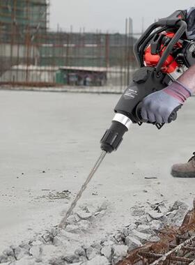 明汽冲卓大功率油碎钻孔机多功能锤镐击HR钻凿岩钻孔破机挖蜜发动