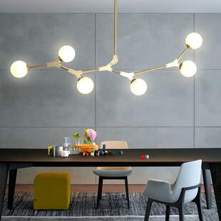 中山工厂直销北欧餐厅吊灯树枝客厅可调节造型枝形灯具后现代玻璃