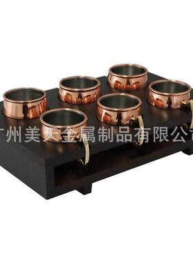 2oz小酒杯套装 酒吧60ml迷你锤点鼓形杯架子套件烈酒杯骡子杯外贸