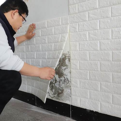 毛坯房墙壁改造遮丑墙面墙纸翻新
