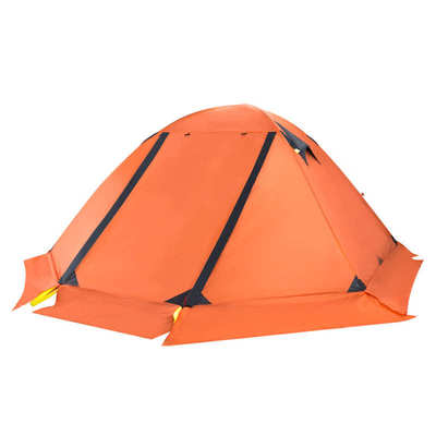 pinnacle超轻双人双层铝杆防暴雨雪裙帐篷户外露营登山四季雪帐篷