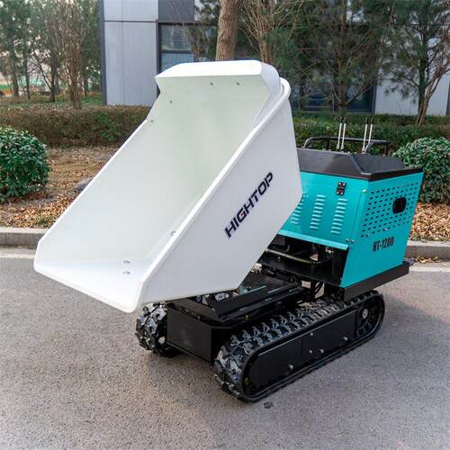 砂外贸出口HT1200型小型带履自卸车zhk26072浆建筑工地水泥自卸式