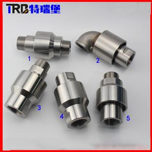 不锈钢高压直通360度万向碳钢螺纹连接法兰塔吊喷淋液压旋转接头