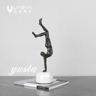 玄现别轻奢客厅电视柜样板间售楼RPI处酒店墅展厅关柜摆件软代装