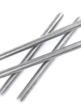 304不锈钢双头螺栓螺柱两头牙连接螺丝英美制非标加长螺纹杆定 制