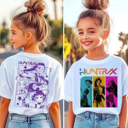 H 20537 Demon Hunter Anime T-Shirt T恤