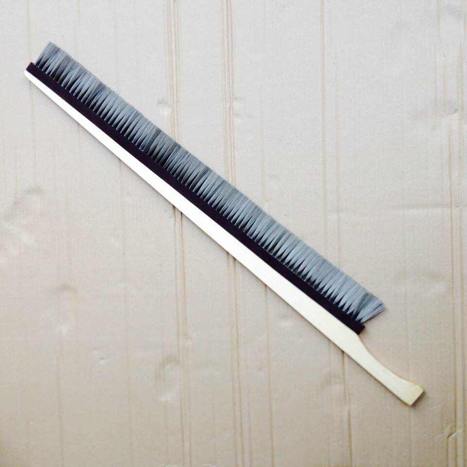 450mm木柄防静电毛刷厂家锐辉线路板清洁除尘除静电横柄排刷批发