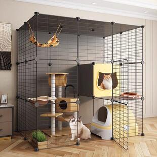 猫笼子超大自由空间家用室内猫别墅养猫专用特大号猫房子宠物猫屋
