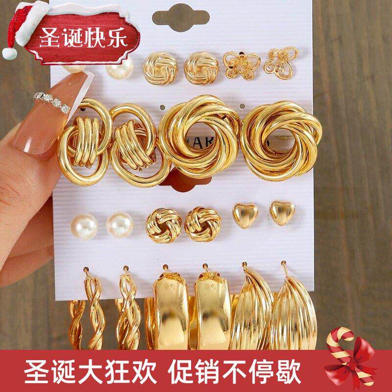 Earings Women Earring Earrings earing set Pendientes Set - 实物图