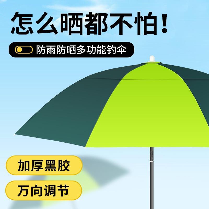 户伞外专折叠单层钓鱼用单垂钓加厚万向钓伞防晒防雨遮阳钓鱼伞4