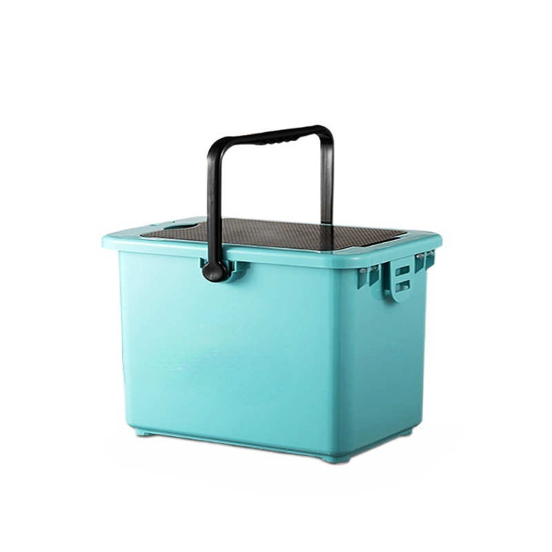 迷你小钓箱带增氧泵养鱼虾箱活鱼箱打氧18/26升便携可坐海钓