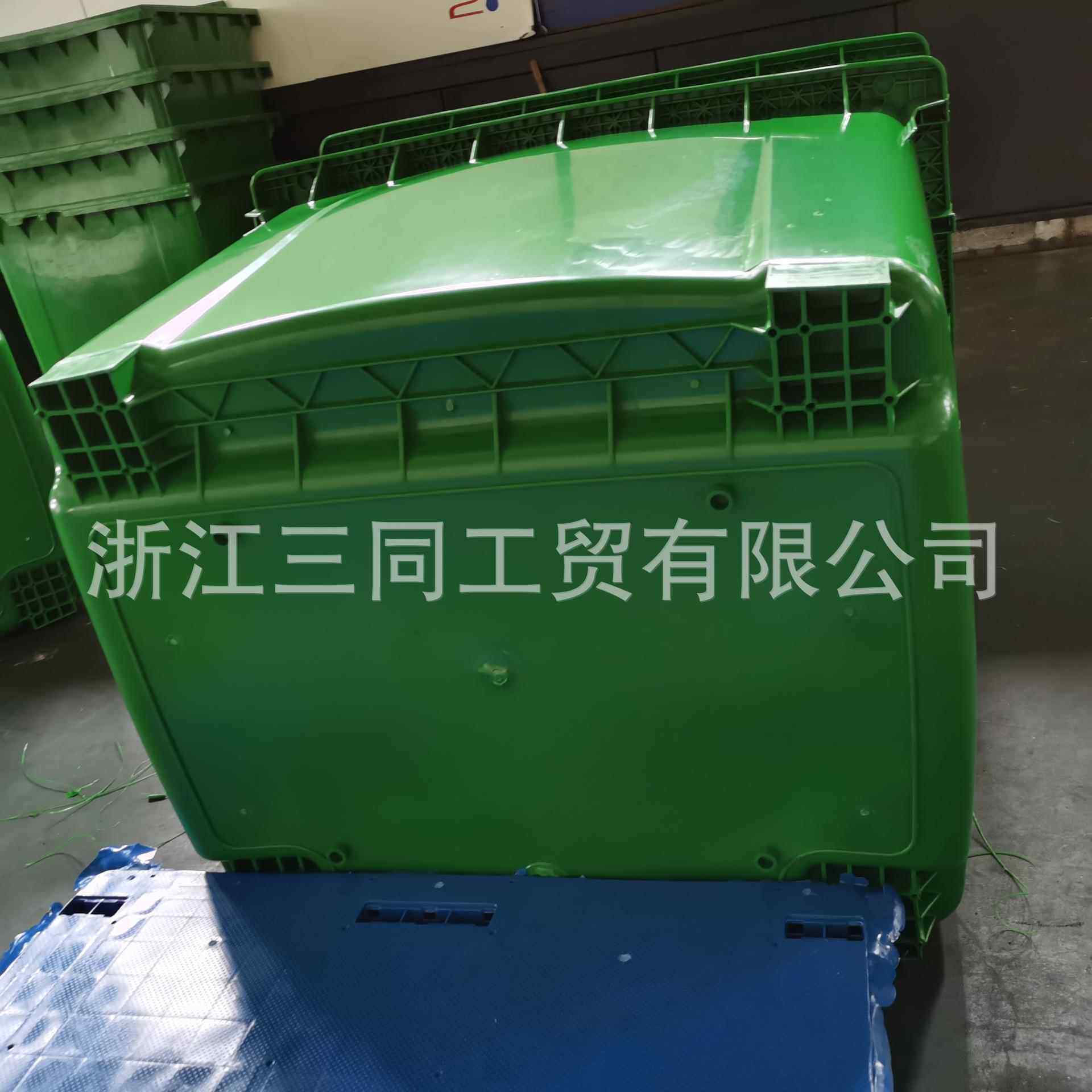 110升6圾60L垃圾桶大型0号带收轮子手ST--266推车垃圾桶公园乡镇