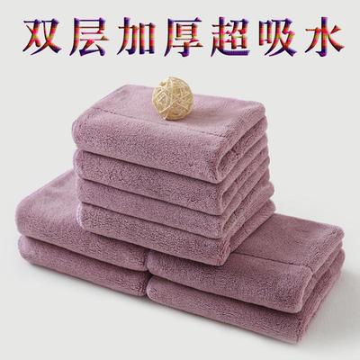 阿水大杯茶双层洗碗巾吸水不掉毛抹布毛巾奶茶店专用吧台咖啡馆厅