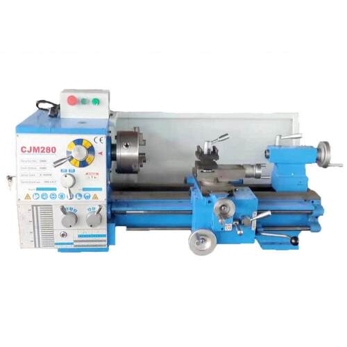 工厂直销台式cjm280车床小型金属工业桌面重型双杠精密加工