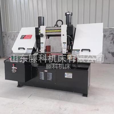 双立柱金属带锯床GB4260多功能卧式锯床液压夹紧金属锯切数控锯