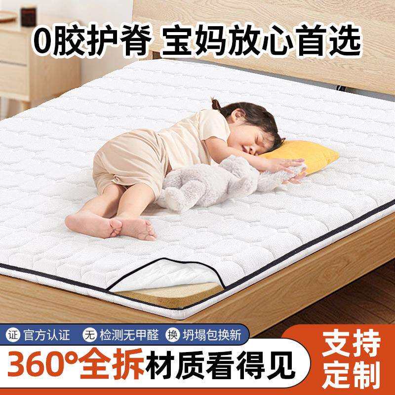 拆垫天然黄麻椰棕垫薄偏硬护脊全儿童老IWE榻棕榻米人可拆洗折叠