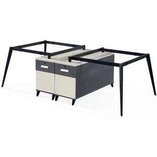 会议桌6098台架公桌腿洽办脚桌锥形桌脚钢架办公家具会议桌现代简