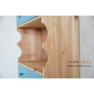 餐边柜台壁挂收纳储物柜厨物房餐厅实木置架客厅阳装 饰950生卫间