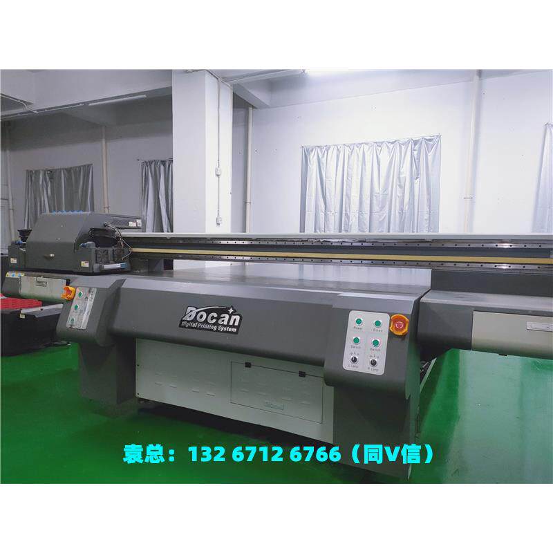 特价转让二手东川2030理光G5UV打印机 岗石大板背景墙uv喷绘机
