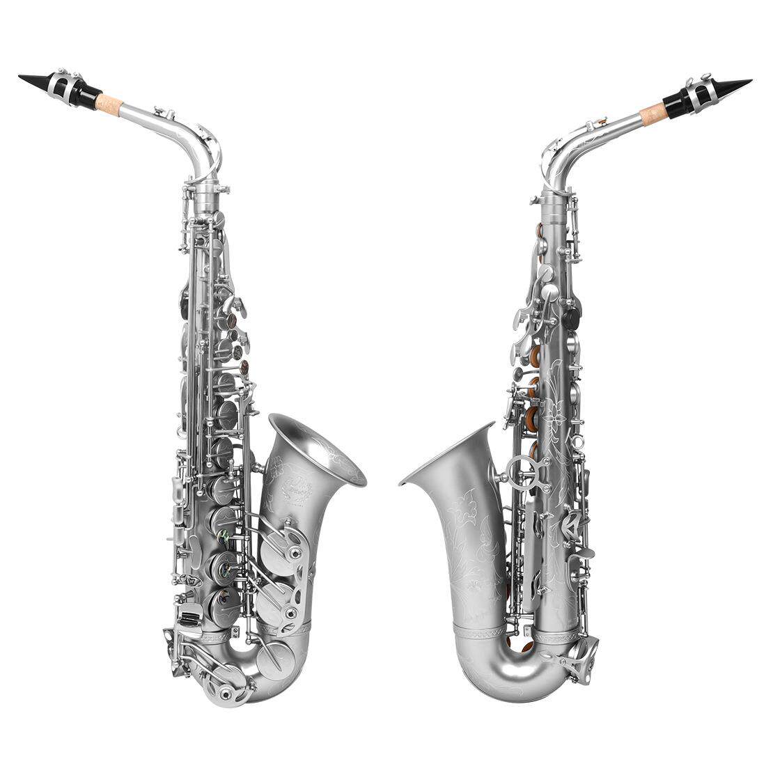 美贝特萨克斯白铜管体磨砂中音降e调萨克斯乐器乐团专业演奏SAX