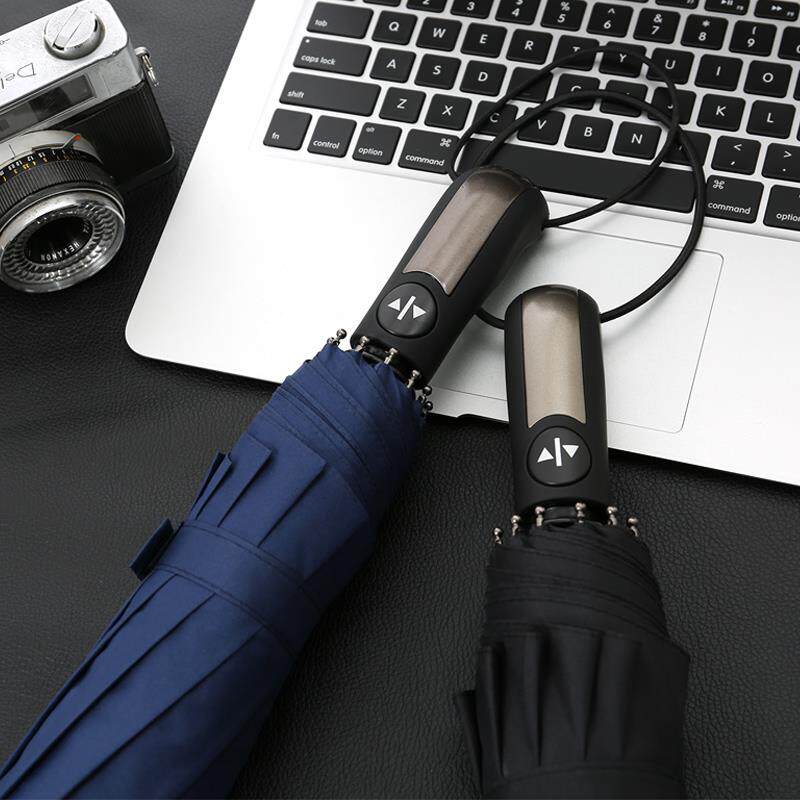 全自动雨伞折叠防风开收超大号加固双人学生三折男女商务晴雨两用