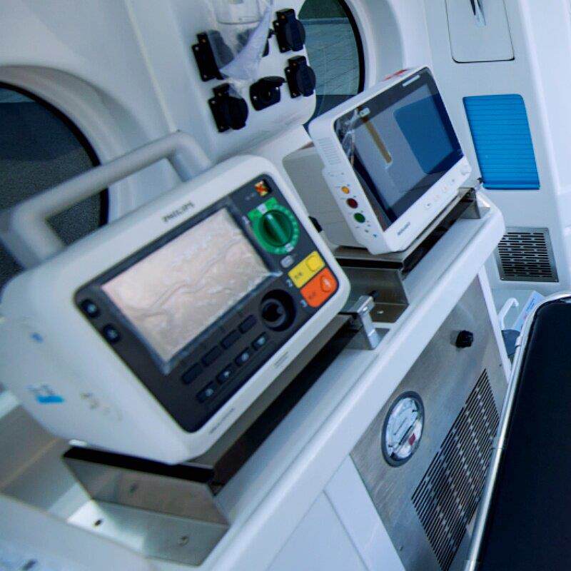 救护车医疗设备固定托盘除颤监护仪通用底座心电图机仪器泛倾斜支