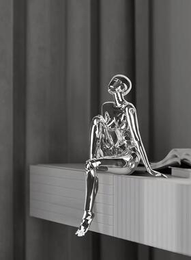 空山基摆件柜子装饰机械女神人物雕塑桌面摆设玄关饰品精致居家