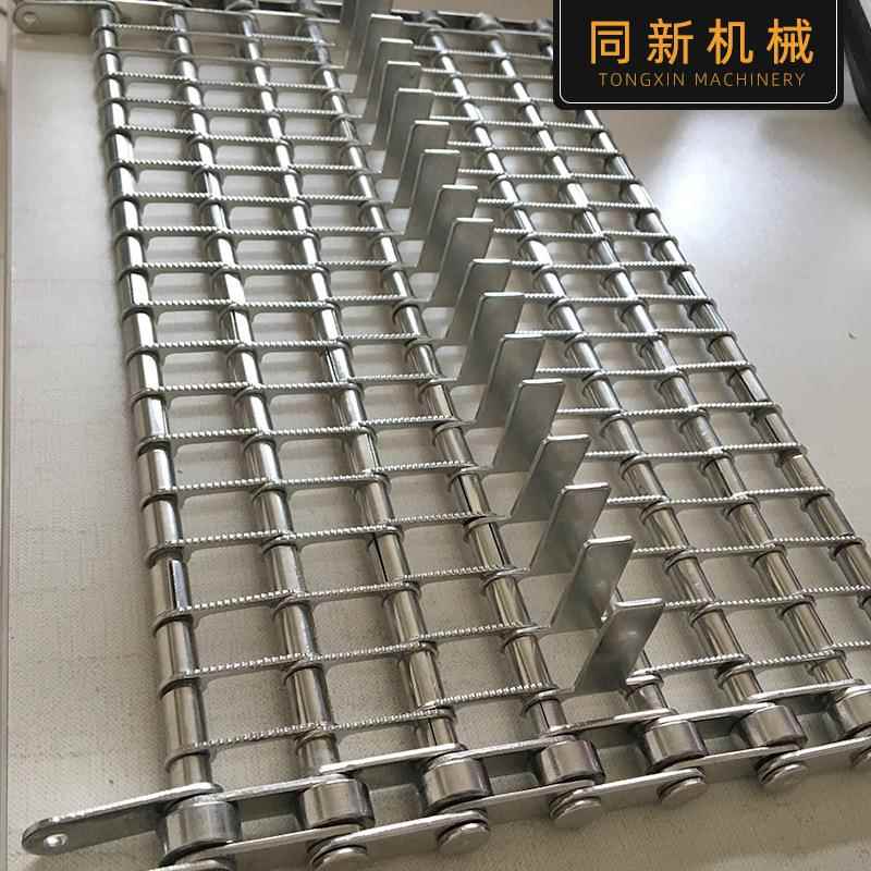 超声波清洗隧道链杆式网带传送带水草打捞输送带不锈钢网带网链