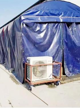 移动养护伸蓬缩桥梁养生式棚缩蒸EFF汽养护篷户外防伸雨遮阳蓬