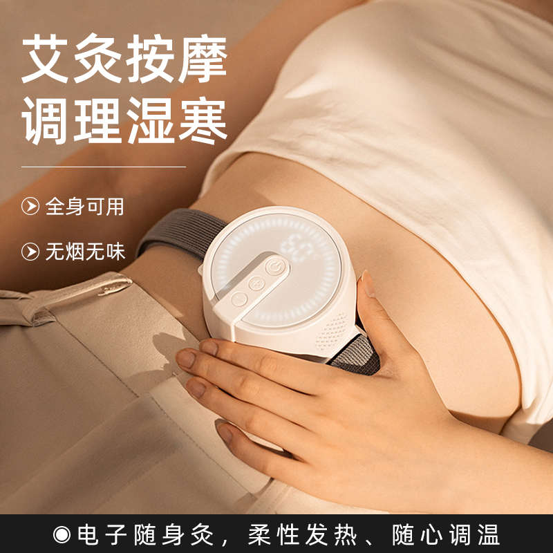 艾灸盒随身灸家用电子熏蒸仪艾灸筒明火无烟暖宫腰带姨妈神器