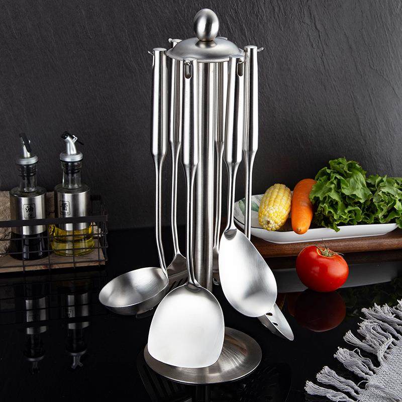 304不锈钢锅铲厨具套装 家用炒菜铲子汤勺漏勺厨房烹饪用品用具