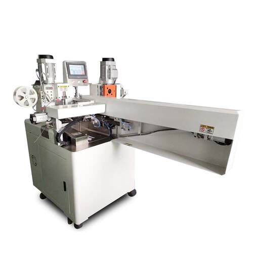 精达昌全自动排线端子机双头压排线裁线剥皮打端子机压线排线机器
