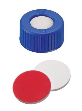 CHSC9-20T赛默飞9mm螺口样品瓶盖 蓝色塑料盖1000/件