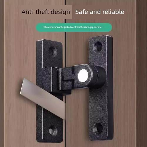 无冲孔门闩门锁螺栓窗门锁防盗门锁和窗锁室内儿童安全滑动门锁扣