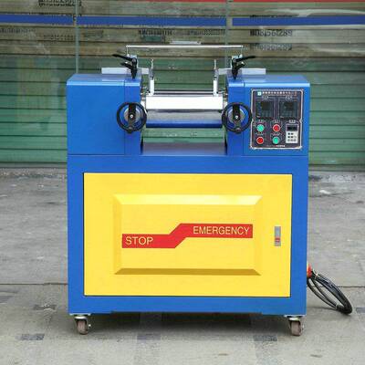 宝轮供应小型实验室开炼机5寸开放式双辊筒橡塑胶混炼设备