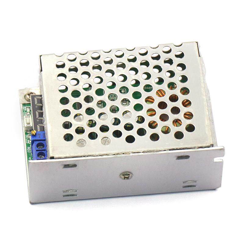 10A大功率300W DC-DC可调降压稳压电源模块 带电压表显示带外壳