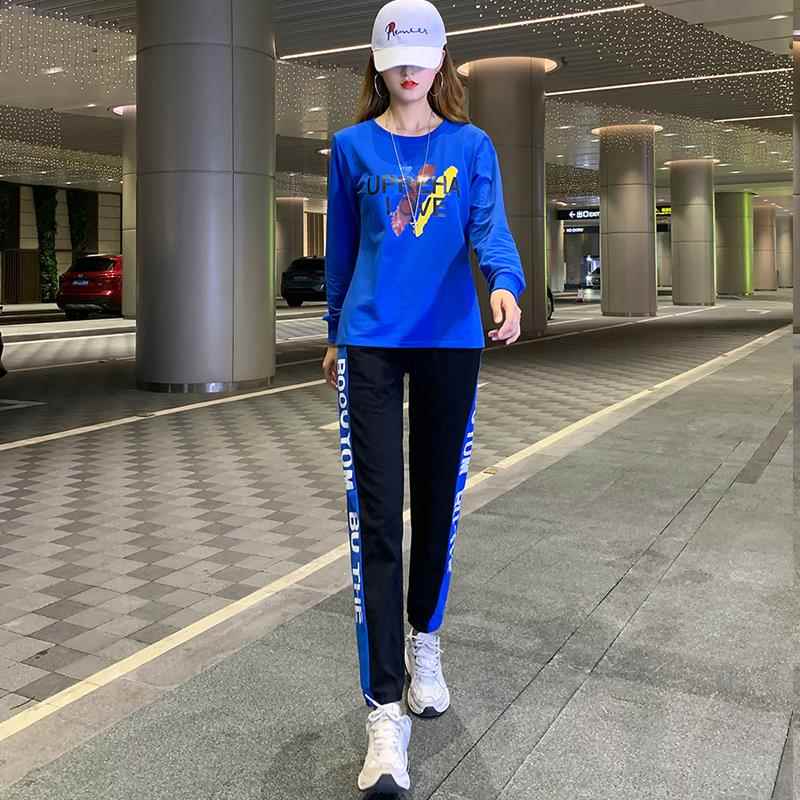新款曳步舞服装新款套装女秋季时尚跳鬼步舞衣服杨丽萍广场舞运动