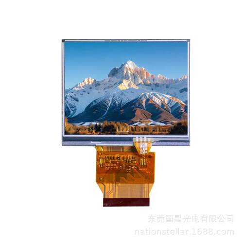 3.5英寸TM035KBH02-09/4线电阻触摸方屏工业数码工业触摸液晶模组