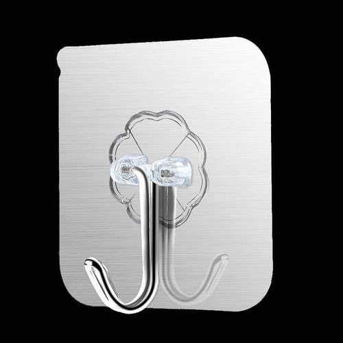 Transparent Hooks No-Drill Multi-Function for Kitchen, Bathr