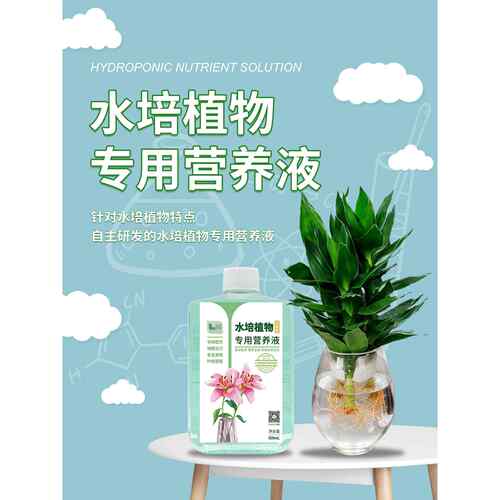 水培植物营养液专用花肥水养植物富贵竹绿萝铜钱碗莲龟背竹通用型