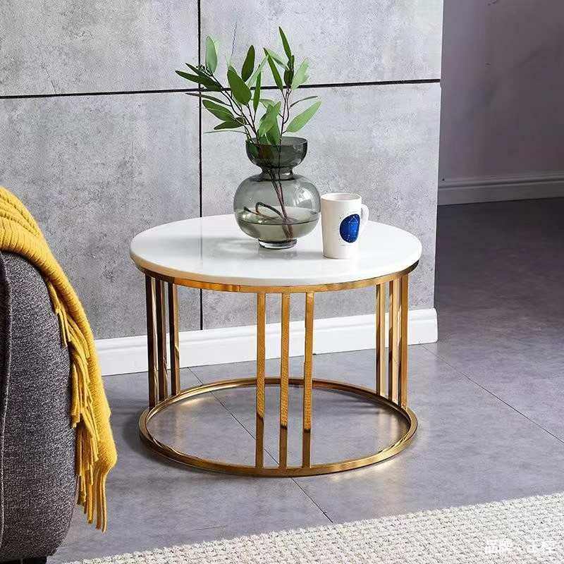 北欧不锈钢小茶几客厅大理石边几角几家用小桌子茶台小户型茶几桌,商业/办公家具,茶几,淘宝优惠券,粉丝福利购,淘宝优惠卷