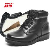 羊毛棉鞋 正品 冬季 男款 户外暖加厚靴加绒防靴雪地 3515强人保棉皮鞋