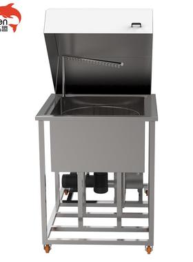 工业超声油波洗家高效率旋转式喷淋超声厂波清84125洗清机除清洗