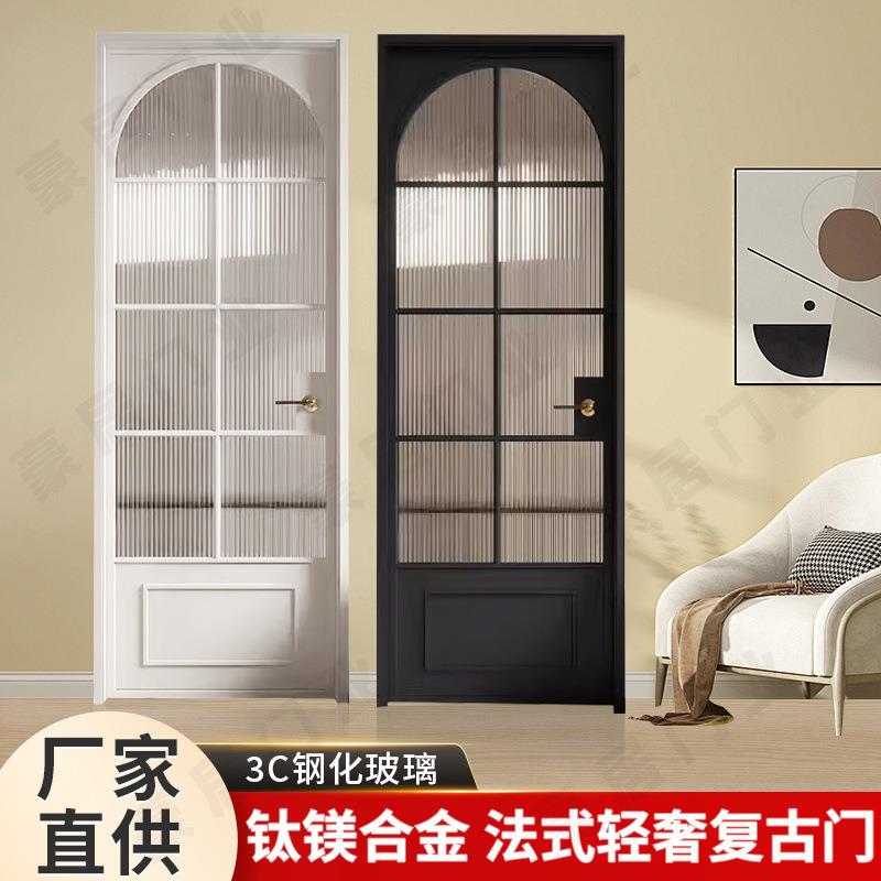 法式复古老铁门网红卫生间厕所门浴室门厨房门玻璃门平开门厂货源
