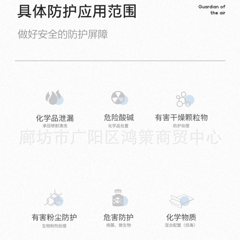 轻型防化服双面涂覆PVC可呼吸器连体液密防化服半封闭轻型防化服