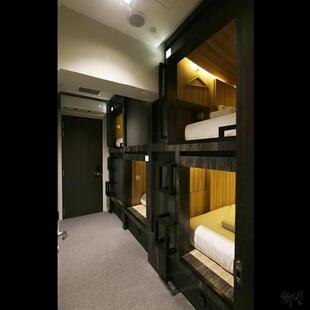 太空舱睡眠床标间青旅单人床公寓床房间午休室内电竞高低床飞机场